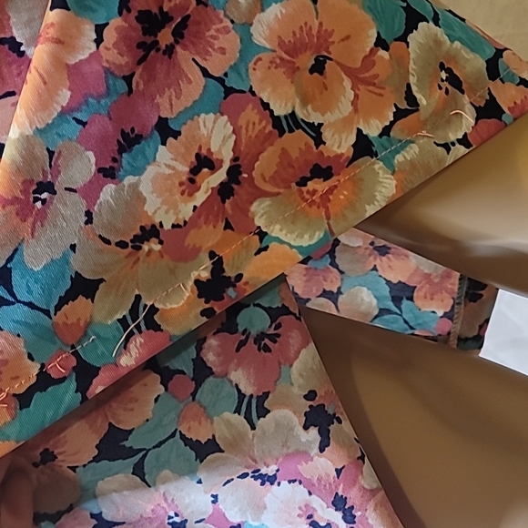 Pink & Blue Floral Midi Dress - Picture 10 of 10